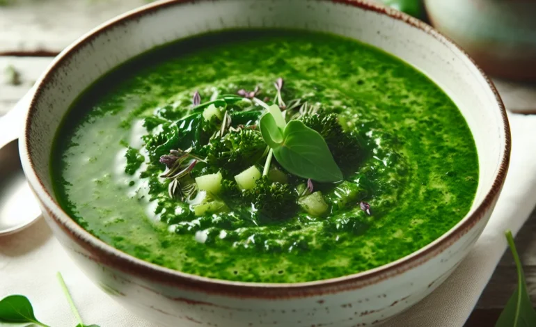 Green Detox Soup – A comforting, cleansing soup packed with greens.