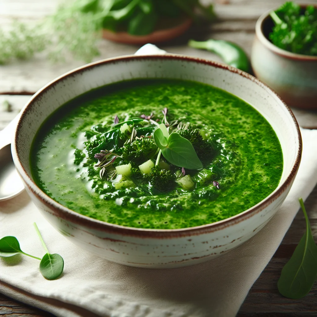 Green Detox Soup – A comforting, cleansing soup packed with greens.