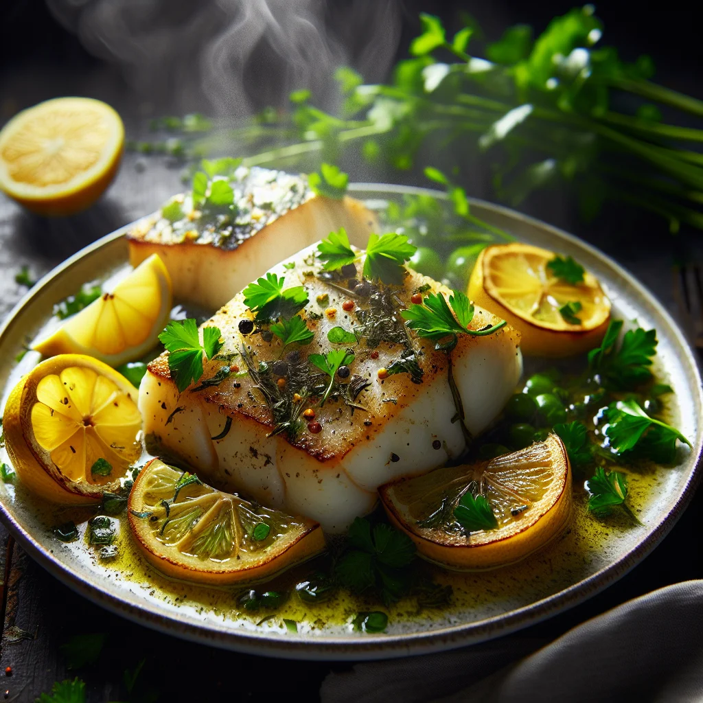 Baked Lemon Herb Cod – A light, protein-rich dinner option with plenty of flavor.