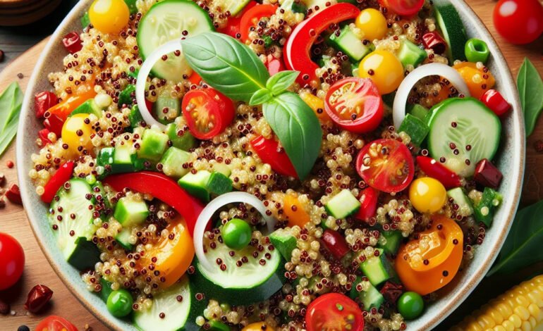 Quinoa Salad – The high-protein, gluten-free grain is the perfect base for a variety of flavor combinations.