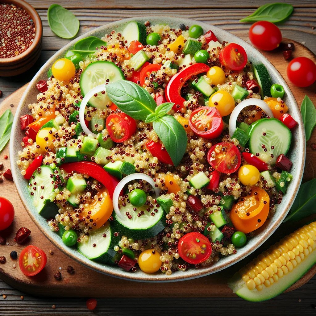 Quinoa Salad – The high-protein, gluten-free grain is the perfect base for a variety of flavor combinations.