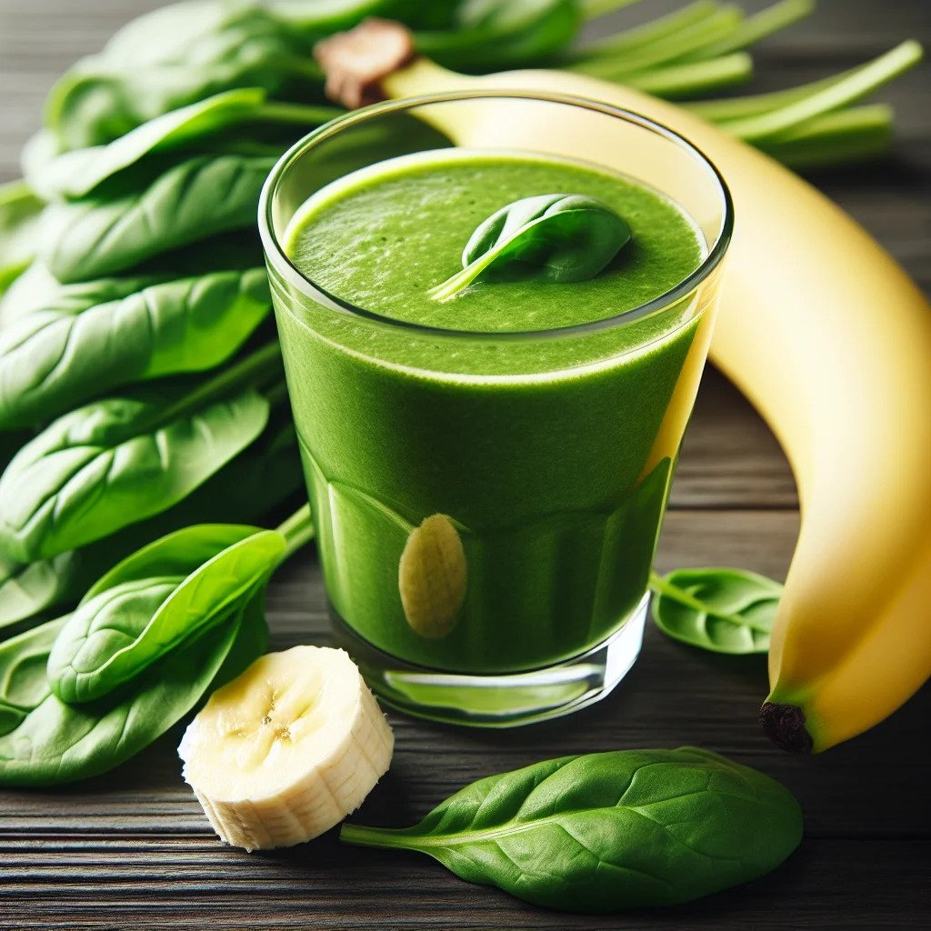 Spinach and Banana Smoothie – Adds an easy serving of greens to your day, with a sweet and tasty twist